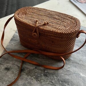 Basket Rattan Woven Bag